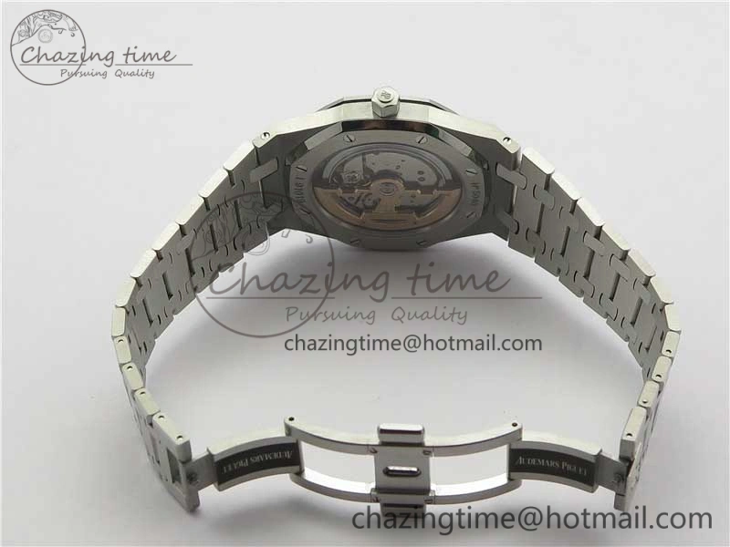 Royal Oak 39mm 15202 SS XF 1:1 Best Edition Blue Textured Dial on SS Bracelet A2121 V2