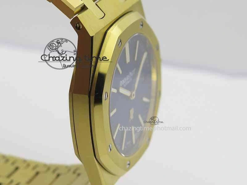 Royal Oak 39mm 15202 YG Blue Dial On YG Bracelet MIYOTA9015