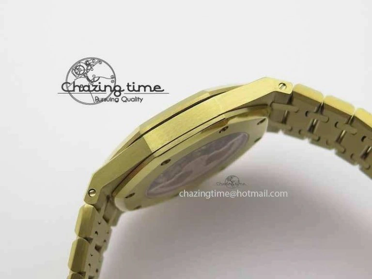 Royal Oak 39mm 15202 YG Gold Dial On YG Bracelet MIYOTA9015