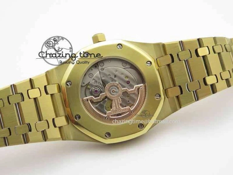 Royal Oak 39mm 15202 YG Gold Dial On YG Bracelet MIYOTA9015