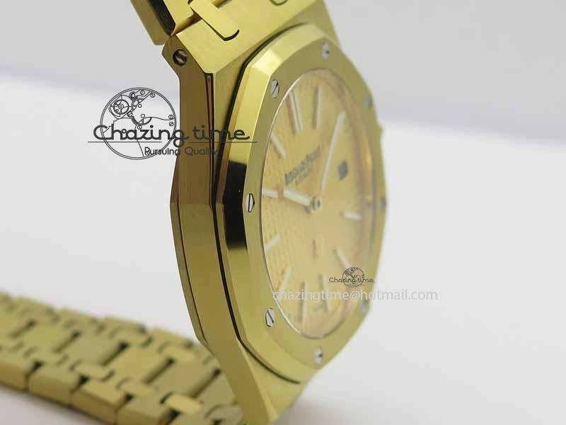 Royal Oak 39mm 15202 YG Gold Dial On YG Bracelet MIYOTA9015