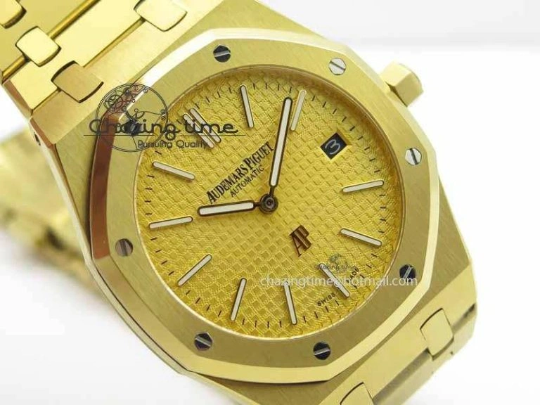 Royal Oak 39mm 15202 YG Gold Dial On YG Bracelet MIYOTA9015