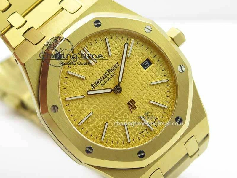 Royal Oak 39mm 15202 YG Gold Dial On YG Bracelet MIYOTA9015