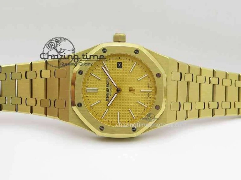 Royal Oak 39mm 15202 YG Gold Dial On YG Bracelet MIYOTA9015