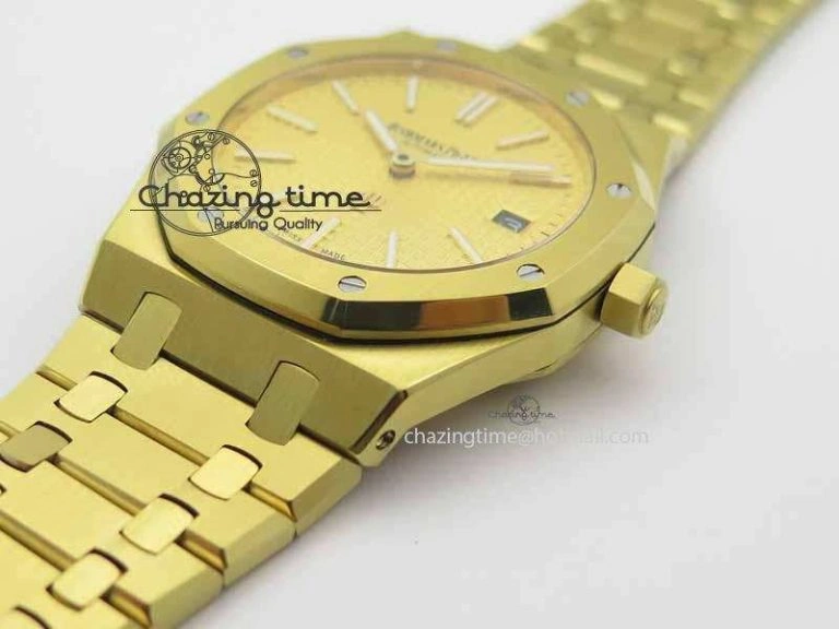 Royal Oak 39mm 15202 YG Gold Dial On YG Bracelet MIYOTA9015