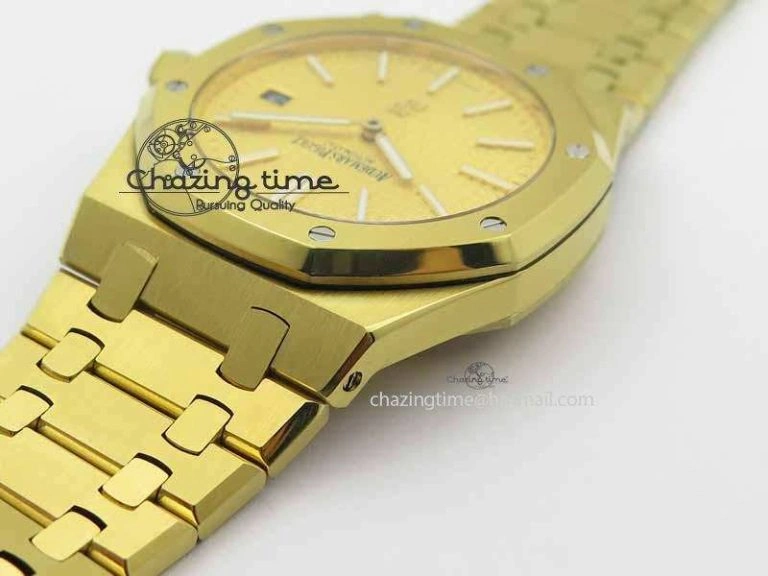 Royal Oak 39mm 15202 YG Gold Dial On YG Bracelet MIYOTA9015