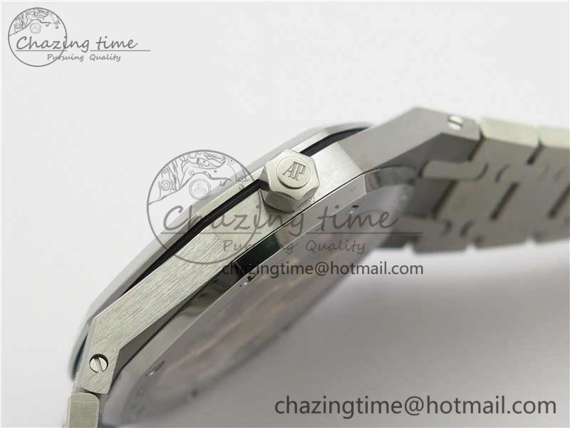 Royal Oak 39mm 15202BC SS XF 1:1 Best Edition Yellow Textured Dial on SS Bracelet A2121
