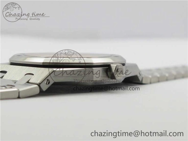 Royal Oak 39mm 15202BC SS XF 1:1 Best Edition Yellow Textured Dial on SS Bracelet A2121