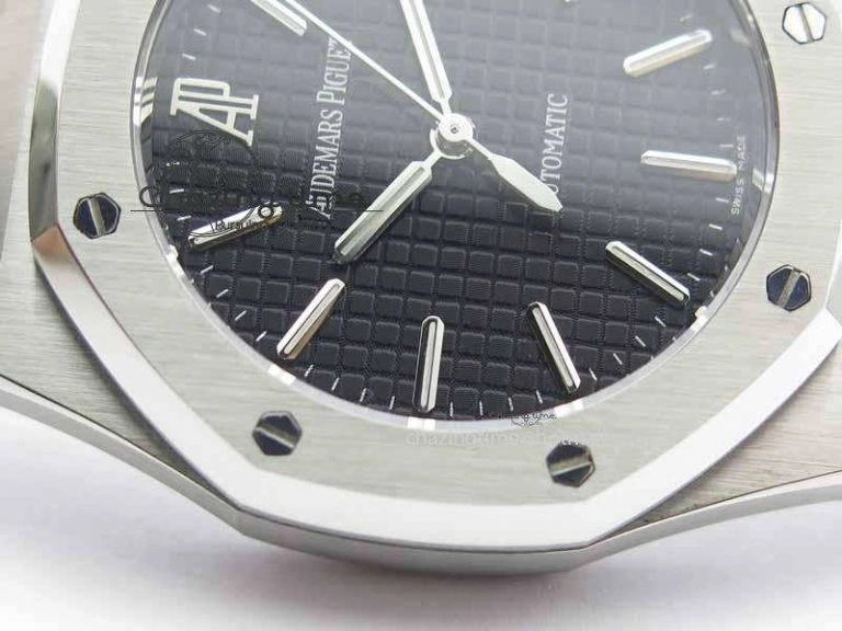Royal Oak 39mm 15300 SS BP Maker Best Edition Black Dial On SS Bracelet A3120