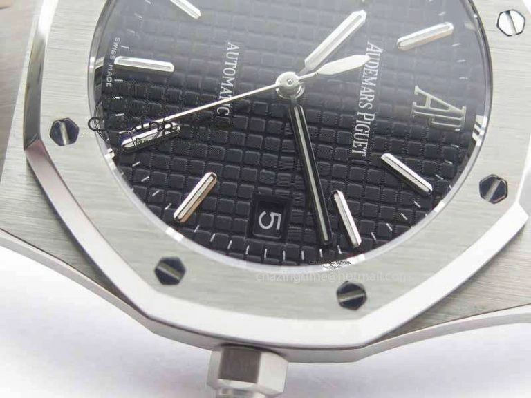 Royal Oak 39mm 15300 SS BP Maker Best Edition Black Dial On SS Bracelet A3120