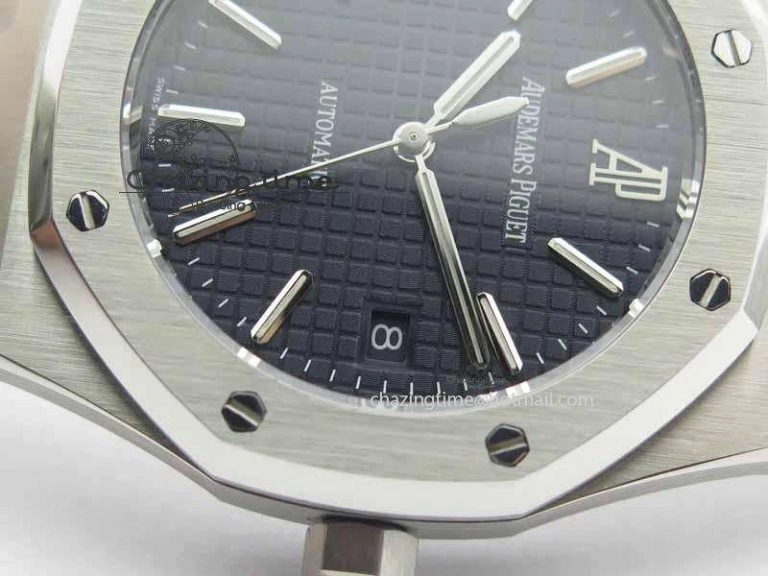 Royal Oak 39mm 15300 SS BP Maker Best Edition Blue Dial On SS Bracelet A3120