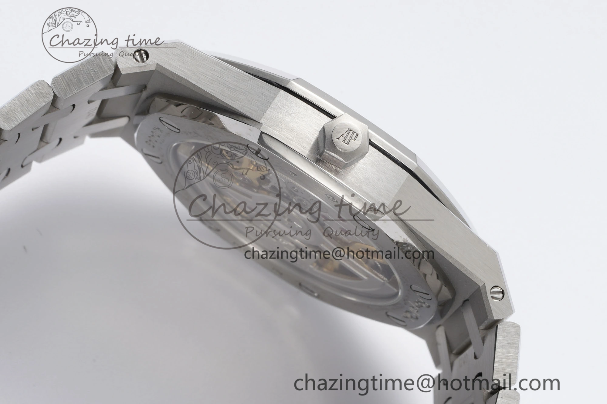 Royal Oak 39mm 16202 “50th Anniversary” SS ZF 1:1 Best Edition Blue Textured Dial on SS Bracelet A7121