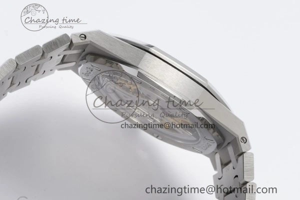 Royal Oak 39mm 16202 “50th Anniversary” SS ZF 1:1 Best Edition Blue Textured Dial on SS Bracelet A7121