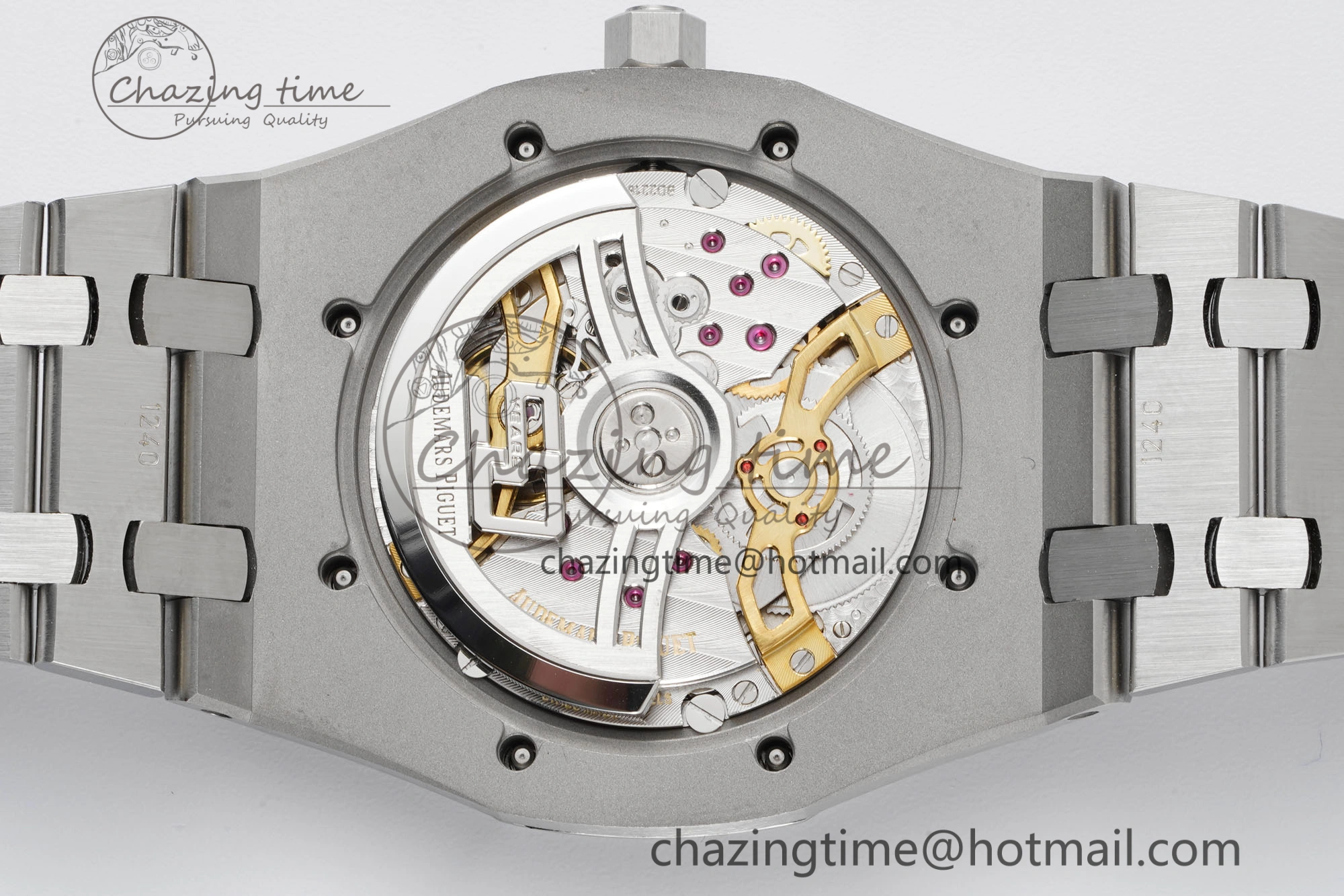 Royal Oak 39mm 16202 “50th Anniversary” SS ZF 1:1 Best Edition Blue Textured Dial on SS Bracelet A7121