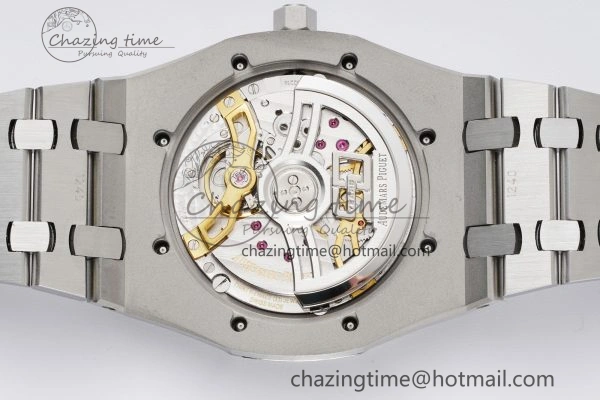 Royal Oak 39mm 16202 “50th Anniversary” SS ZF 1:1 Best Edition Blue Textured Dial on SS Bracelet A7121