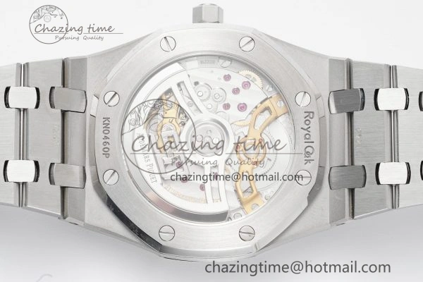 Royal Oak 39mm 16202 “50th Anniversary” SS ZF 1:1 Best Edition Blue Textured Dial on SS Bracelet A7121