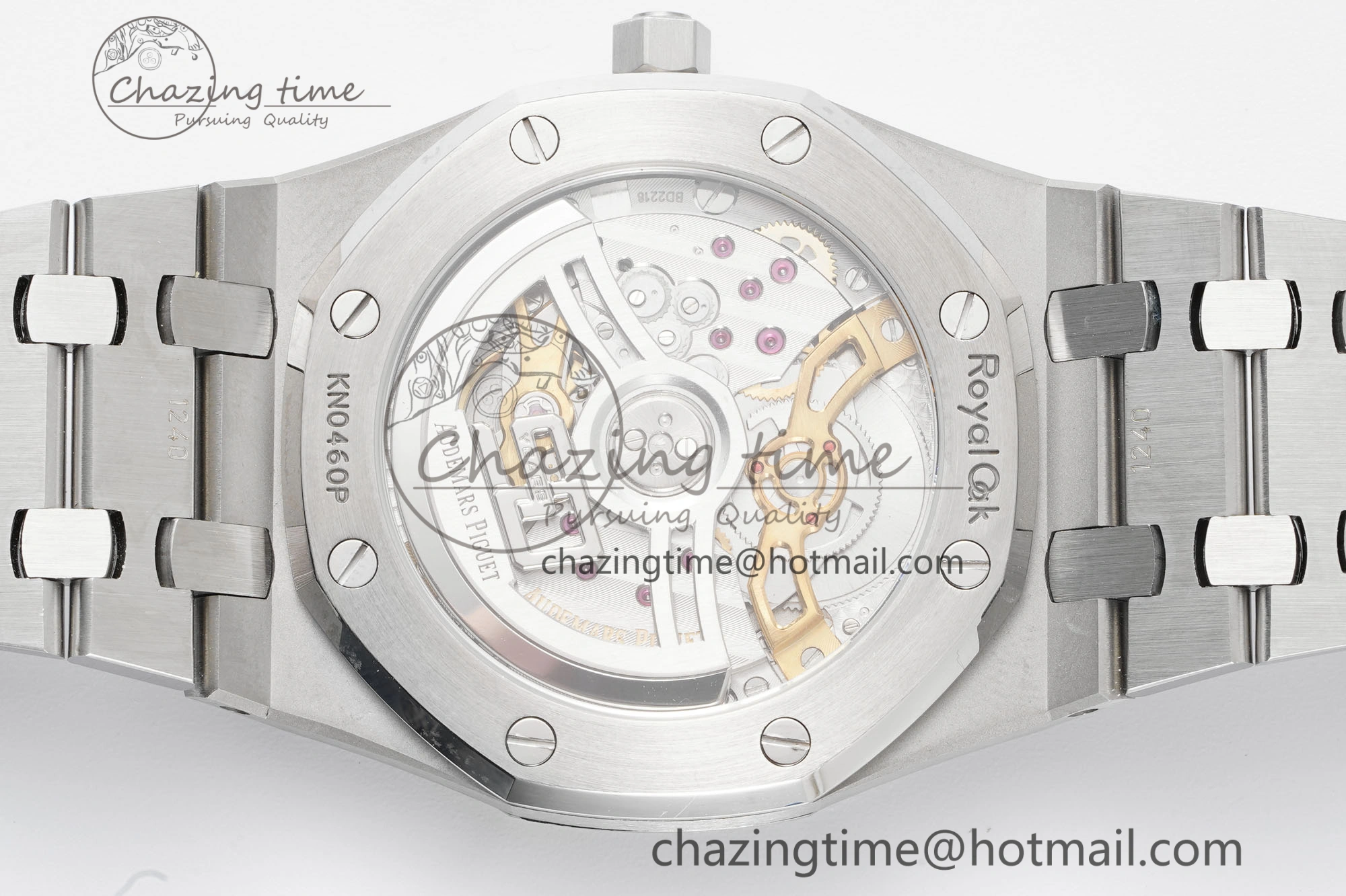Royal Oak 39mm 16202 “50th Anniversary” SS ZF 1:1 Best Edition Blue Textured Dial on SS Bracelet A7121