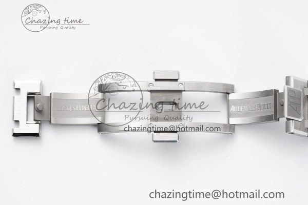 Royal Oak 39mm 16202 “50th Anniversary” SS ZF 1:1 Best Edition Blue Textured Dial on SS Bracelet A7121