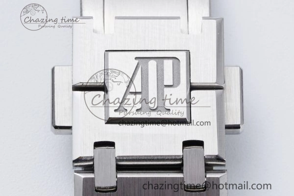 Royal Oak 39mm 16202 “50th Anniversary” SS ZF 1:1 Best Edition Blue Textured Dial on SS Bracelet A7121