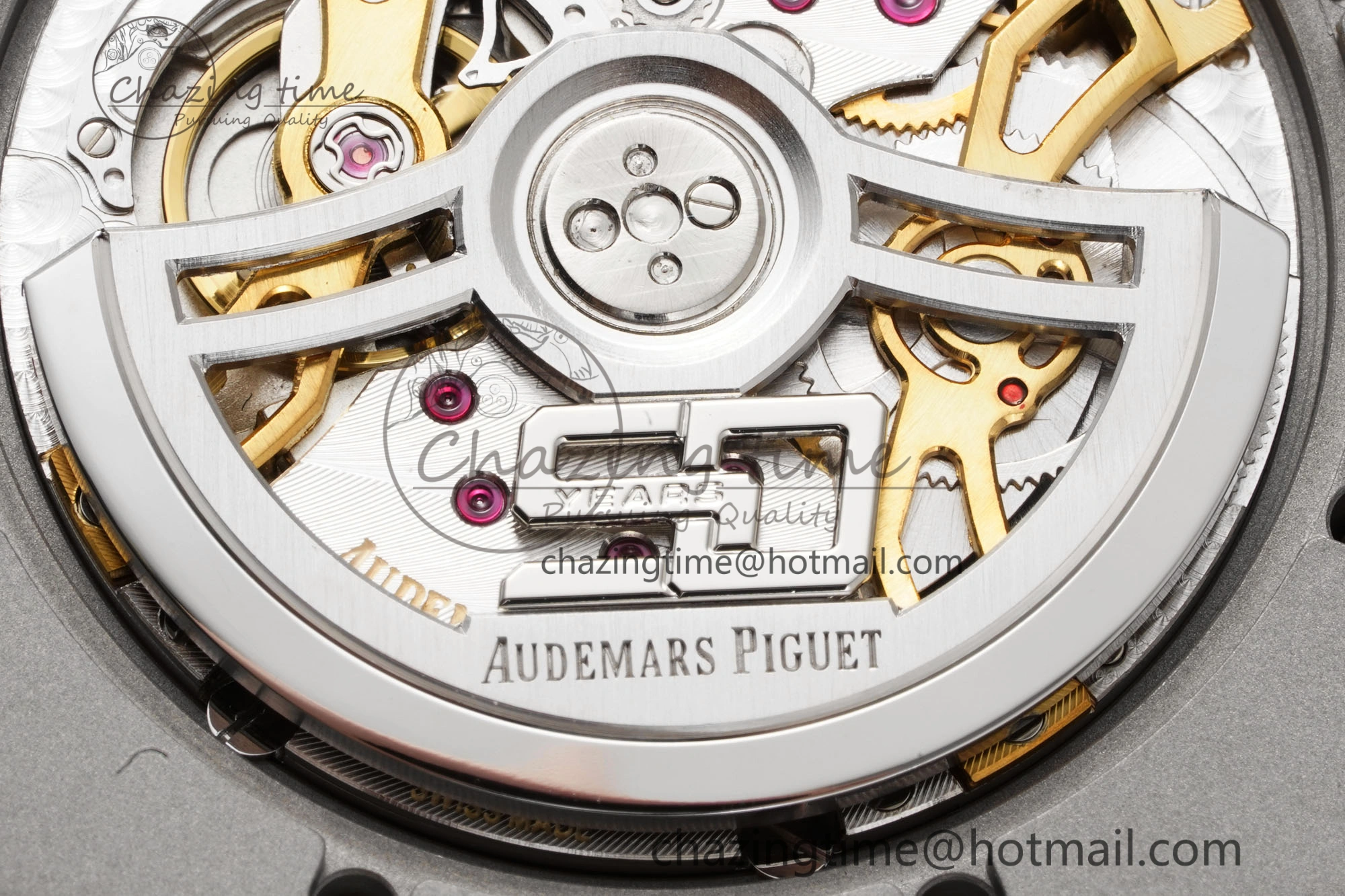 Royal Oak 39mm 16202 “50th Anniversary” SS ZF 1:1 Best Edition Green Textured Dial on SS Bracelet A7121