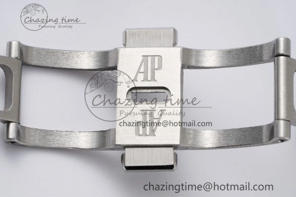 Royal Oak 39mm 16202 “50th Anniversary” SS ZF 1:1 Best Edition Green Textured Dial on SS Bracelet A7121