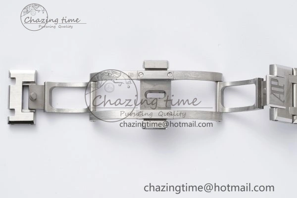 Royal Oak 39mm 16202 “50th Anniversary” SS ZF 1:1 Best Edition Green Textured Dial on SS Bracelet A7121
