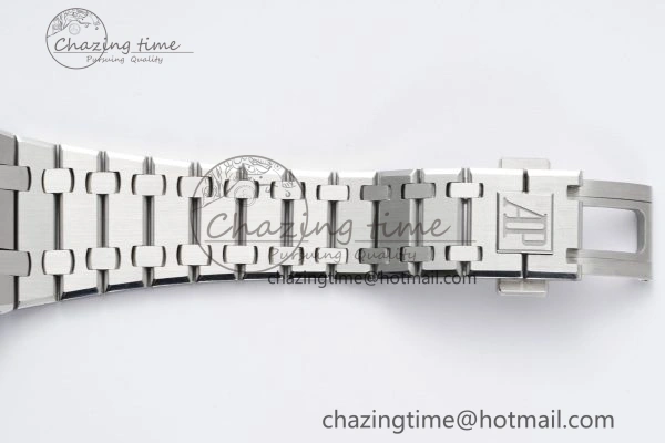 Royal Oak 39mm 16202 “50th Anniversary” SS ZF 1:1 Best Edition Green Textured Dial on SS Bracelet A7121