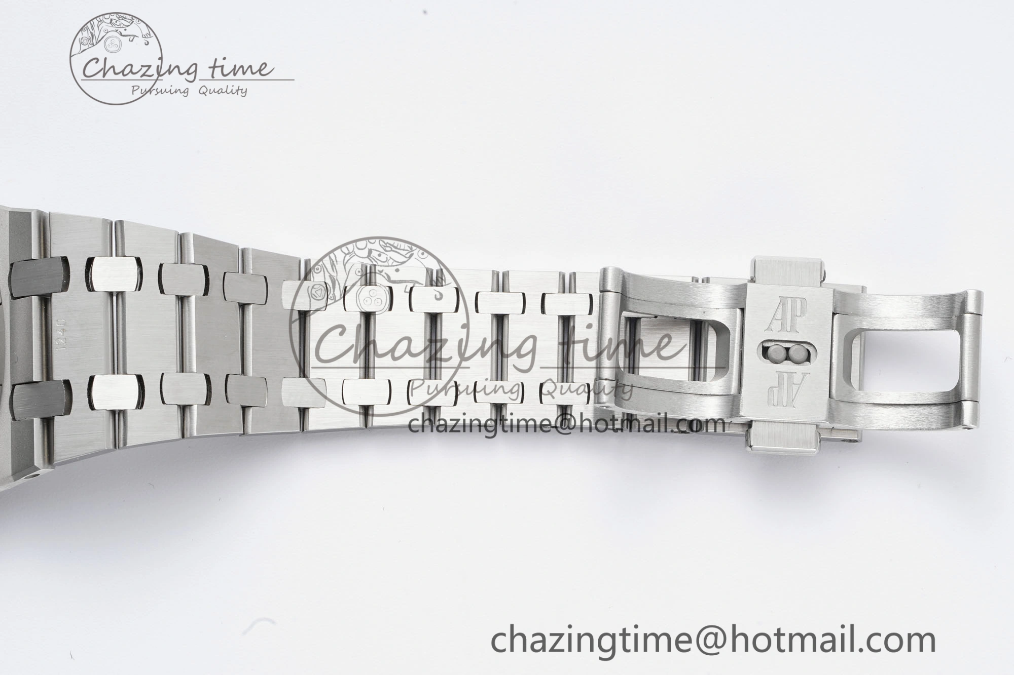 Royal Oak 39mm 16202 “50th Anniversary” SS ZF 1:1 Best Edition Green Textured Dial on SS Bracelet A7121