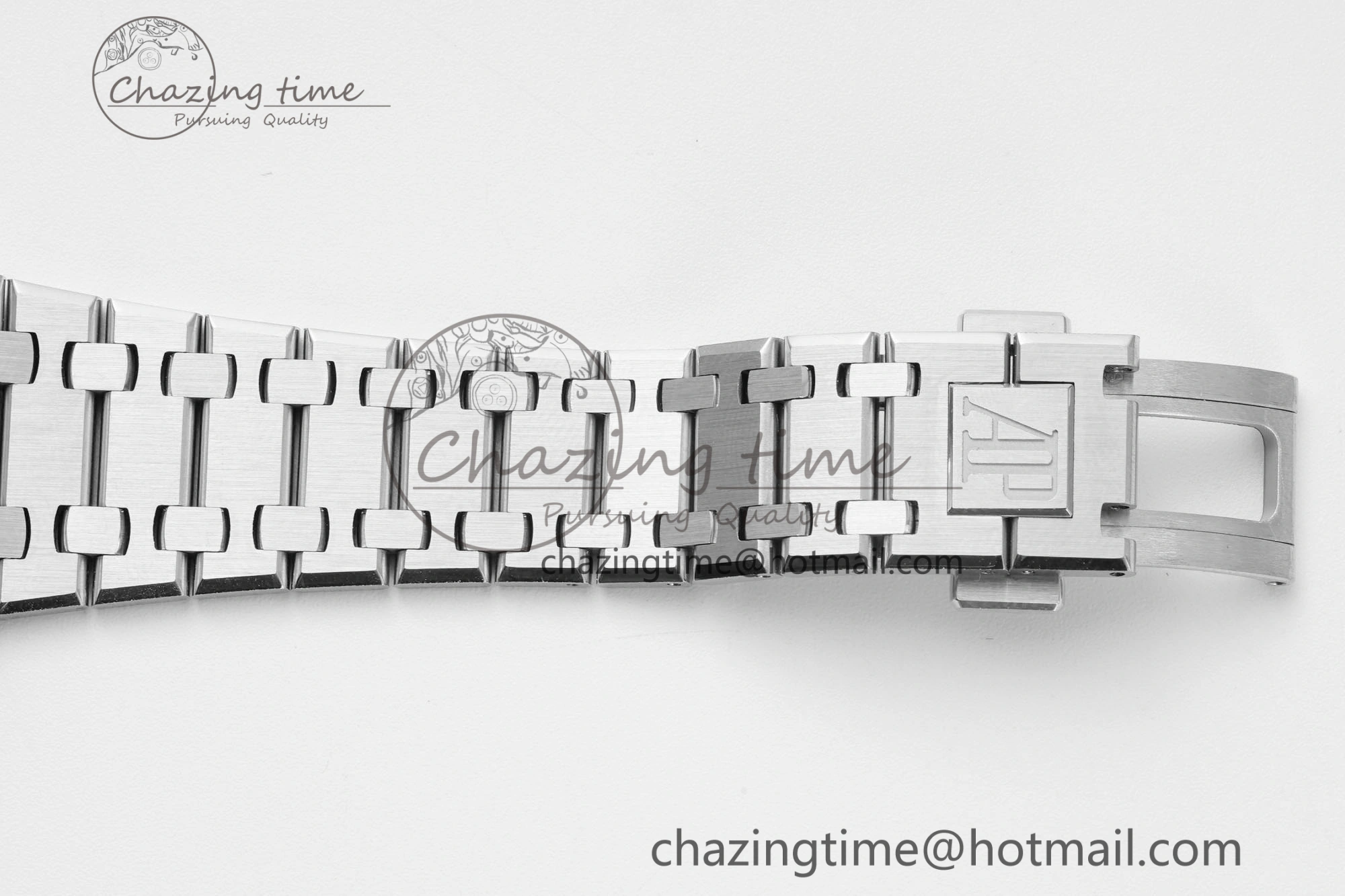 Royal Oak 39mm 16202 “50th Anniversary” SS ZF 1:1 Best Edition Green Textured Dial on SS Bracelet A7121