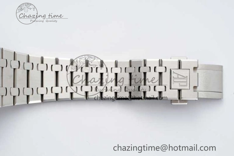 Royal Oak 41mm 1017 ALYX 9SM SS APSF Best Edition Silver Dial on SS Bracelet SA3120 Super Clone