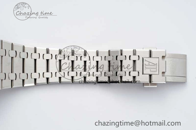 Royal Oak 41mm 1017 ALYX 9SM SS APSF Best Edition Silver Dial on SS Bracelet SA3120 Super Clone
