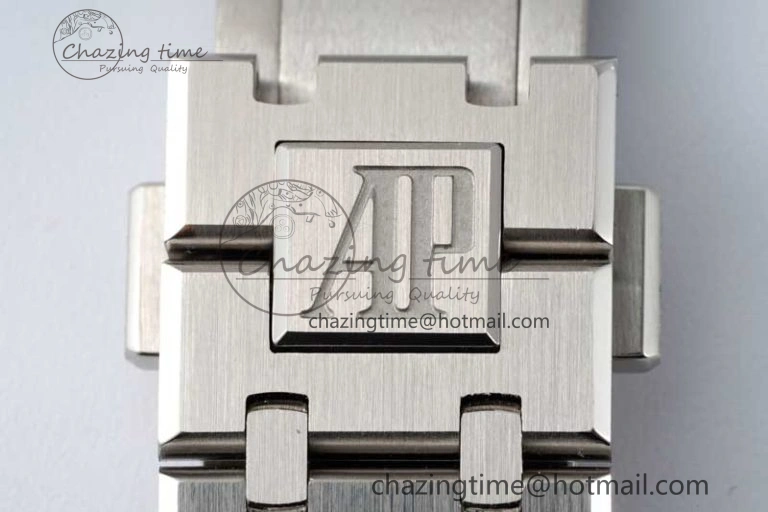 Royal Oak 41mm 1017 ALYX 9SM SS APSF Best Edition Silver Dial on SS Bracelet SA3120 Super Clone