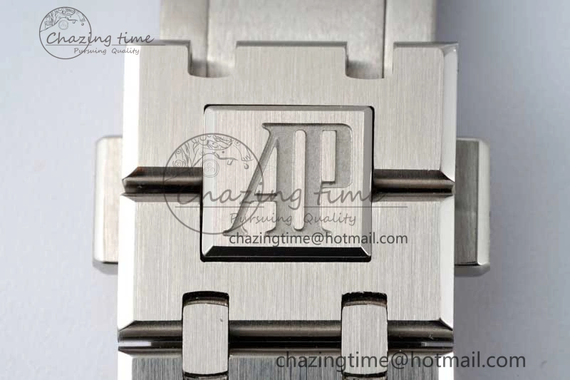 Royal Oak 41mm 1017 ALYX 9SM SS APSF Best Edition Silver Dial on SS Bracelet SA3120 Super Clone