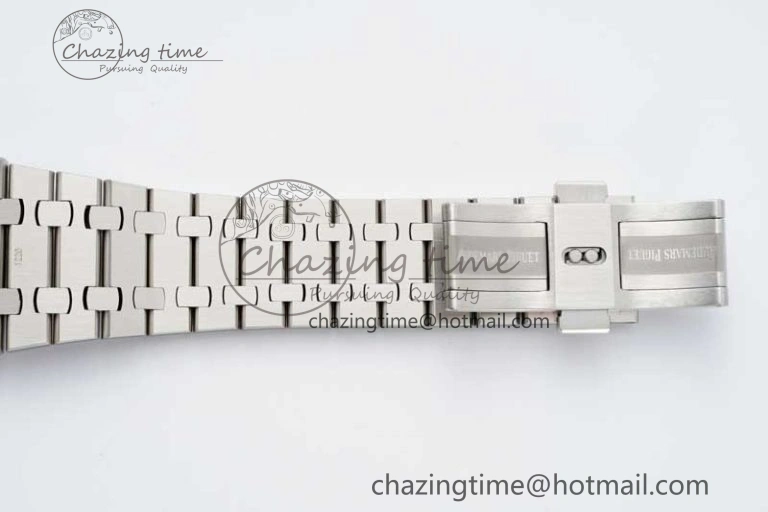 Royal Oak 41mm 1017 ALYX 9SM SS APSF Best Edition Silver Dial on SS Bracelet SA3120 Super Clone