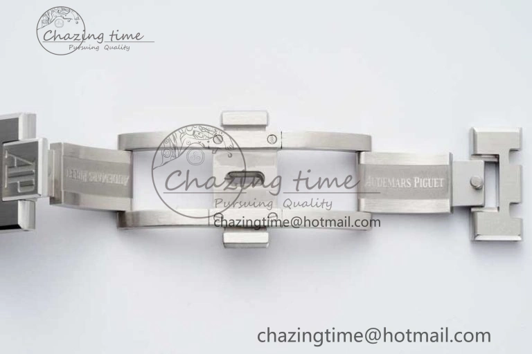 Royal Oak 41mm 1017 ALYX 9SM SS APSF Best Edition Silver Dial on SS Bracelet SA3120 Super Clone
