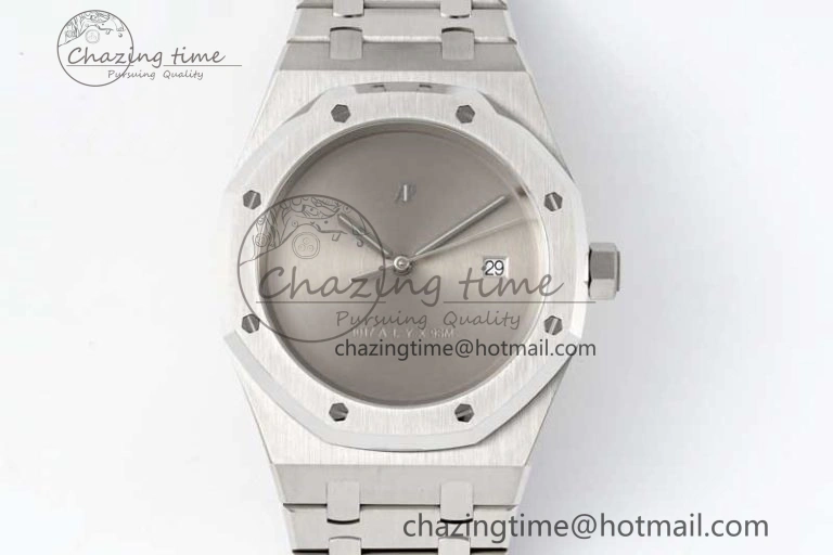 Royal Oak 41mm 1017 ALYX 9SM SS APSF Best Edition Silver Dial on SS Bracelet SA3120 Super Clone