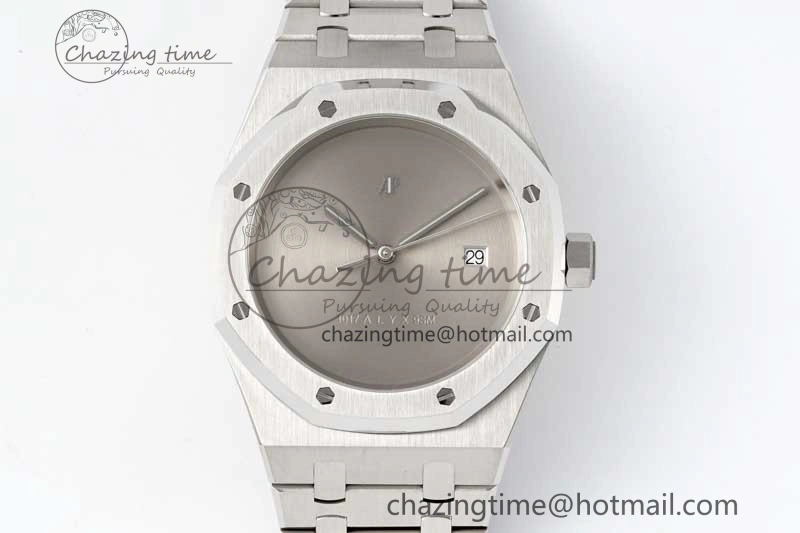 Royal Oak 41mm 1017 ALYX 9SM SS APSF Best Edition Silver Dial on SS Bracelet SA3120 Super Clone