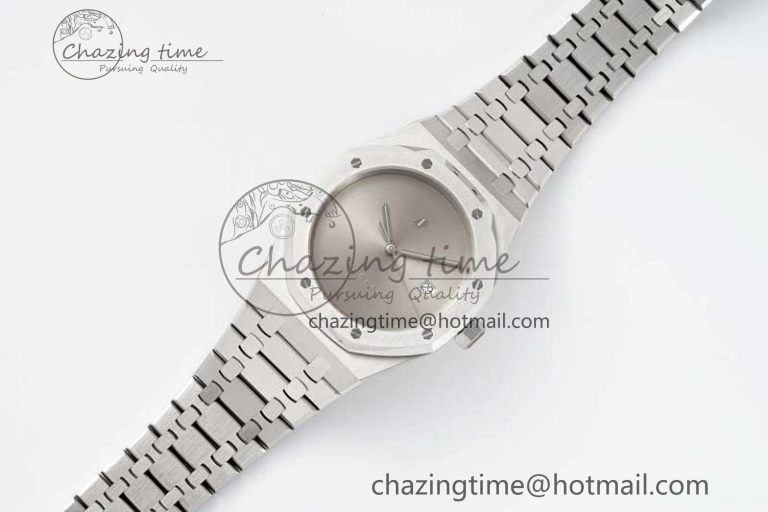 Royal Oak 41mm 1017 ALYX 9SM SS APSF Best Edition Silver Dial on SS Bracelet SA3120 Super Clone