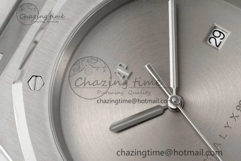 Royal Oak 41mm 1017 ALYX 9SM SS APSF Best Edition Silver Dial on SS Bracelet SA3120 Super Clone