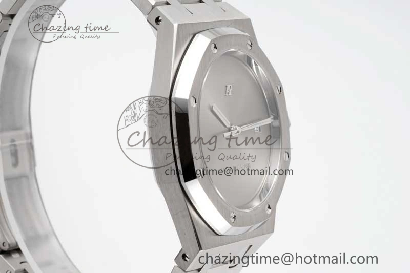 Royal Oak 41mm 1017 ALYX 9SM SS APSF Best Edition Silver Dial on SS Bracelet SA3120 Super Clone