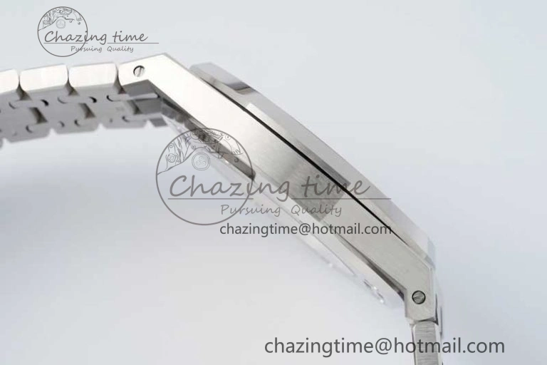 Royal Oak 41mm 1017 ALYX 9SM SS APSF Best Edition Silver Dial on SS Bracelet SA3120 Super Clone