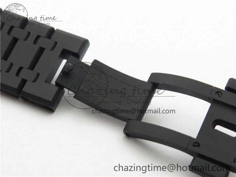 Royal Oak 41mm 15400 DLC ZF 1:1 Best Edition Gray Textured Dial on SS Bracelet A3120 (Free Box)