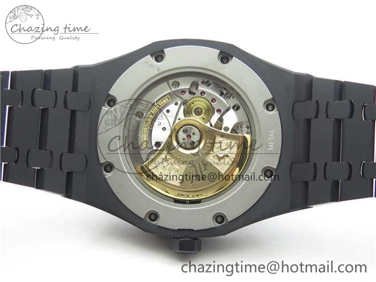 Royal Oak 41mm 15400 DLC ZF 1:1 Best Edition White Textured Dial on SS Bracelet A3120 (Free Box)