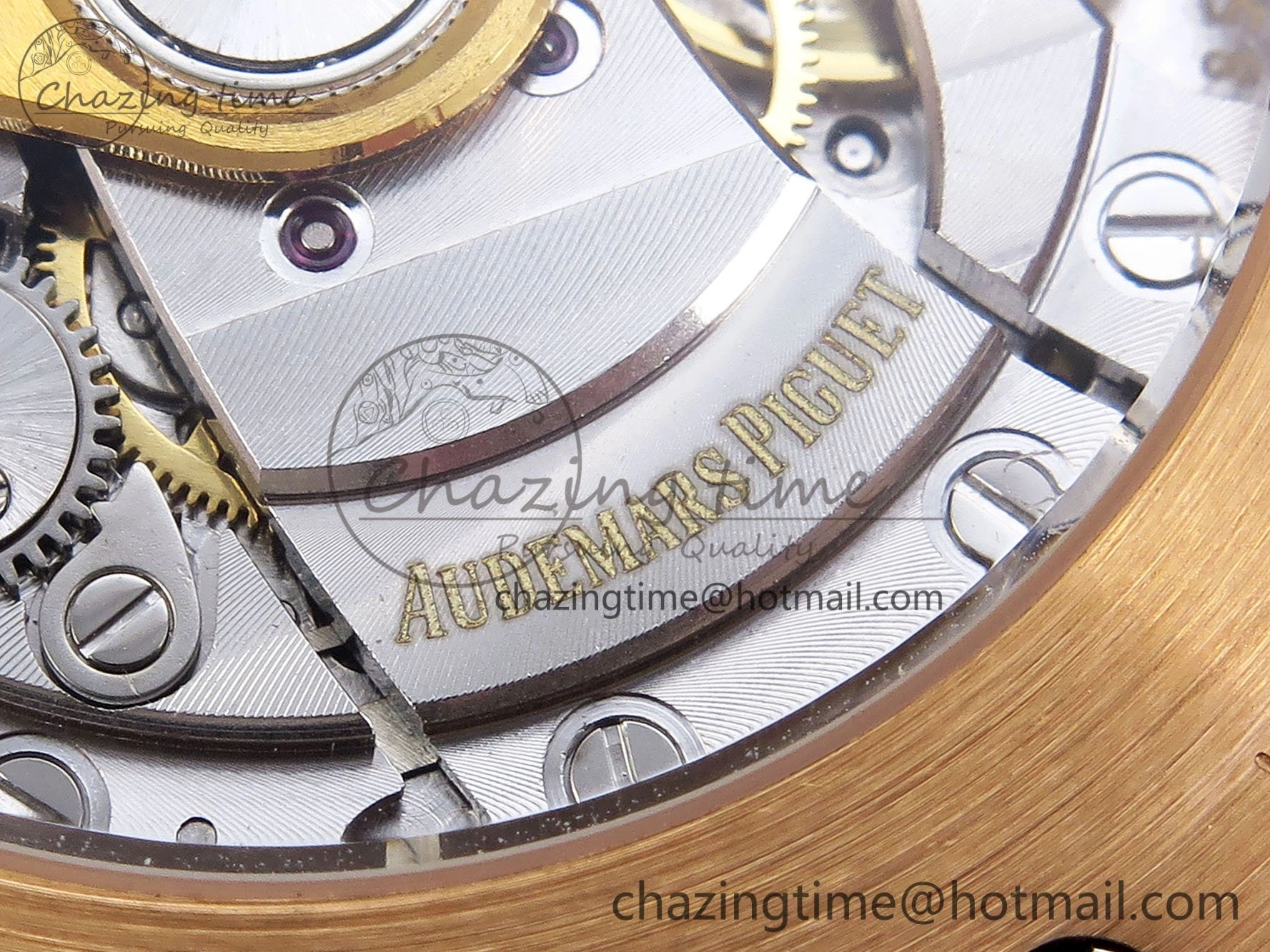 Royal Oak 41mm 15400 Frosted RG IPF 1:1 Best Edition White Textured Dial on RG Bracelet SA3120 Super Clone