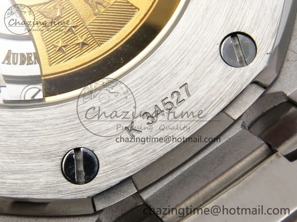 Royal Oak 41mm 15400 Frosted SS IPF 1:1 Best Edition Blue Textured Dial on SS Bracelet SA3120 Super Clone