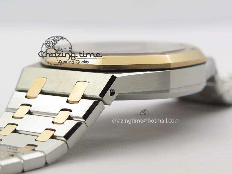 Royal Oak 41mm 15400 RG Bezel JF 1:1 Best Edition Silver Dial On SS RG Bracelet A3120