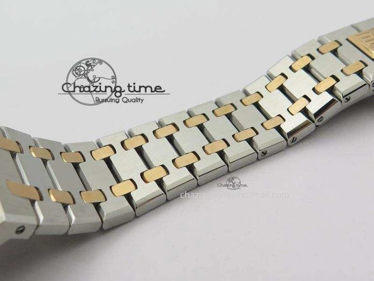 Royal Oak 41mm 15400 RG Bezel JF 1:1 Best Edition Silver Dial On SS RG Bracelet A3120