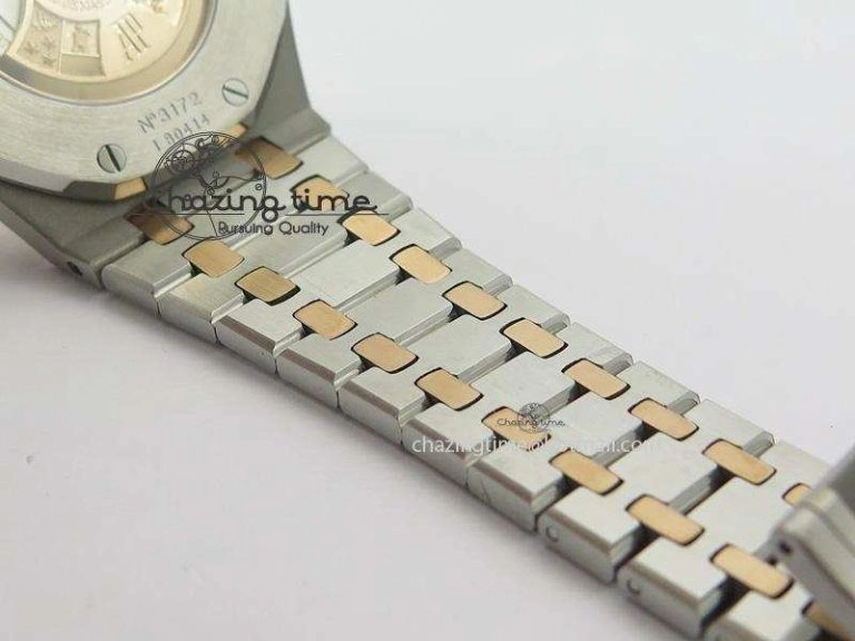 Royal Oak 41mm 15400 RG Bezel JF 1:1 Best Edition Silver Dial On SS RG Bracelet A3120