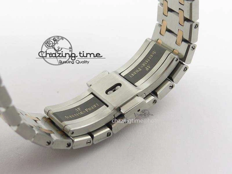 Royal Oak 41mm 15400 RG Bezel JF 1:1 Best Edition Silver Dial On SS RG Bracelet A3120