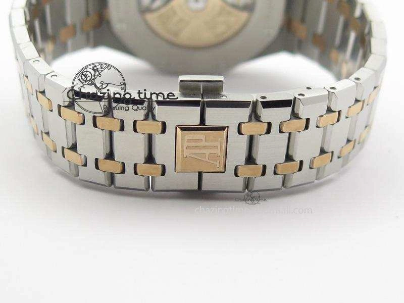 Royal Oak 41mm 15400 RG Bezel JF 1:1 Best Edition Silver Dial On SS RG Bracelet A3120